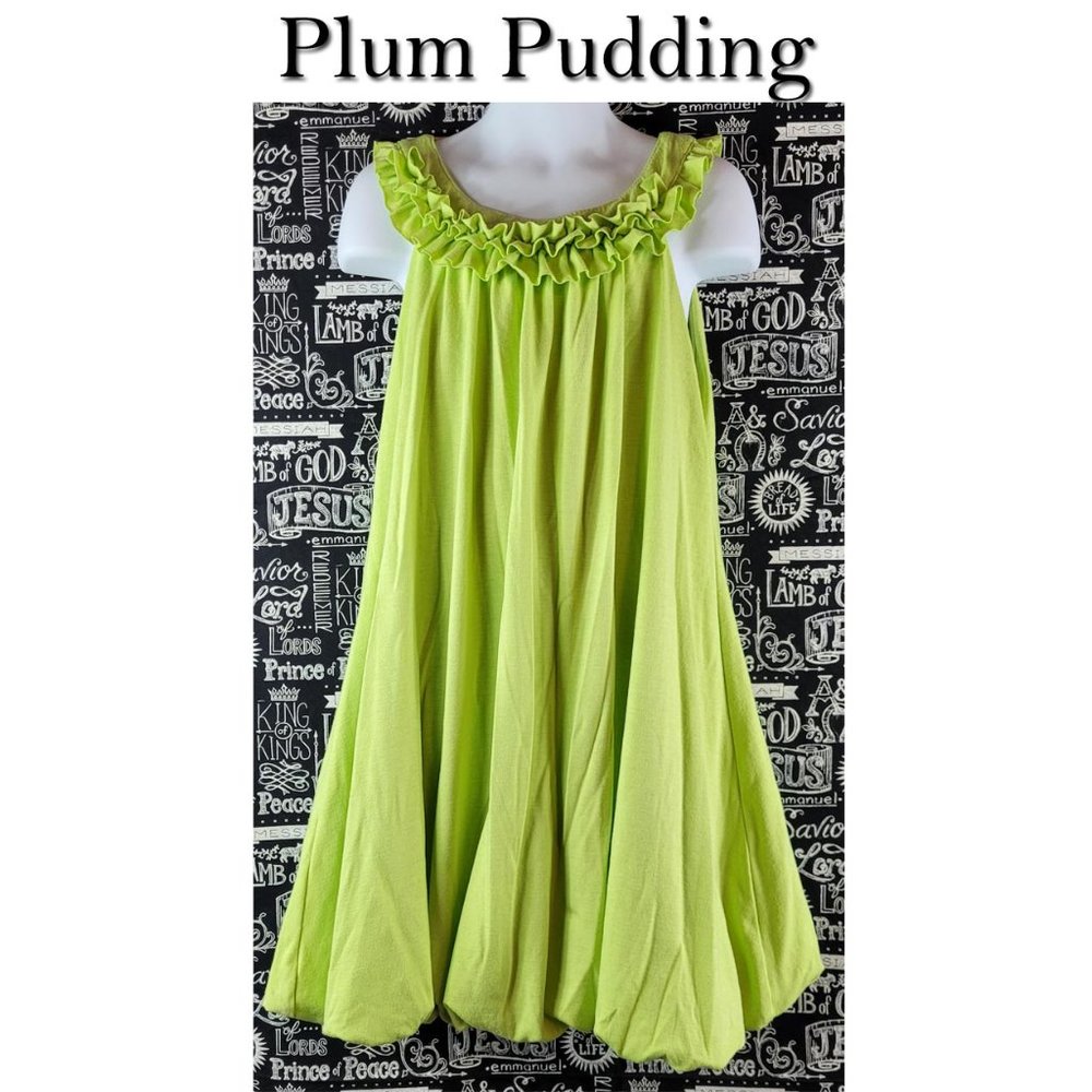 Plum Pudding Balloon Hem Sleeveless Dress Size 8